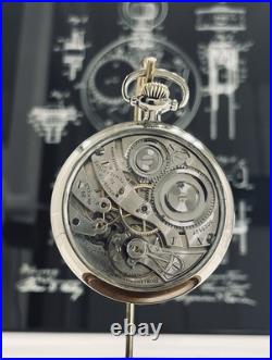 Illinois Burlington 16s 21-Jewel Pocket Watch In A Display Back Case