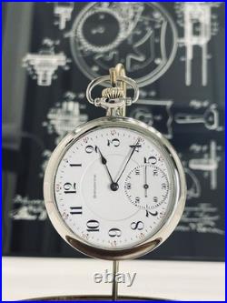 Illinois Burlington 16s 21-Jewel Pocket Watch In A Display Back Case