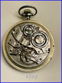 Illinois Burlington 16s 21-Jewel Pocket Watch In A Display Back Case