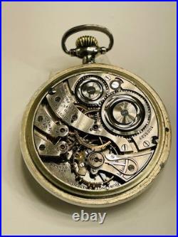 Illinois Burlington 16s 21-Jewel Pocket Watch In A Display Back Case