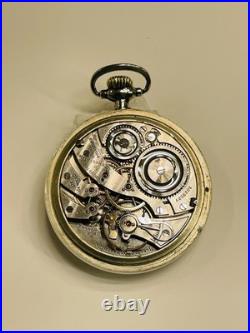 Illinois Burlington 16s 21-Jewel Pocket Watch In A Display Back Case