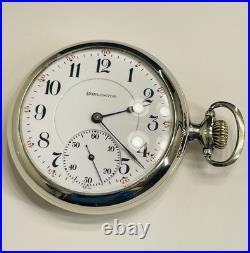 Illinois Burlington 16s 21-Jewel Pocket Watch In A Display Back Case