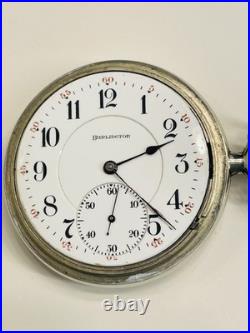 Illinois Burlington 16s 21-Jewel Pocket Watch In A Display Back Case