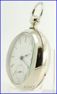 Illinois Columbia vintage pocket watch, 18 size, 11 jewels, heavy WBM case