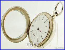 Illinois Columbia vintage pocket watch, 18 size, 11 jewels, heavy WBM case