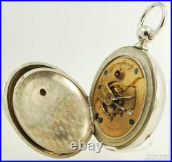 Illinois Columbia vintage pocket watch, 18 size, 11 jewels, heavy WBM case