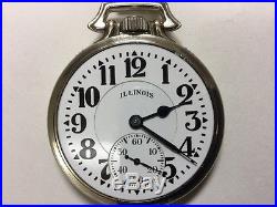 Illinois Grade 161A Bunn Special 21 Jewel RR Pocket Watch 14K case WithHistory AA+