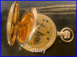 Illinois Hunter Case Pocket Watch, size 18 1891