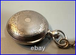 Illinois Maison Coin Silver Hunter Case size 18 Pocket Watch, c 1872-73 Ser#4179