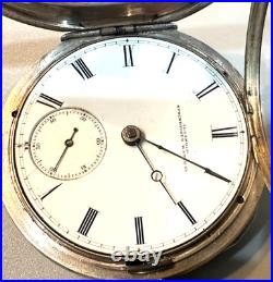 Illinois Maison Coin Silver Hunter Case size 18 Pocket Watch, c 1872-73 Ser#4179