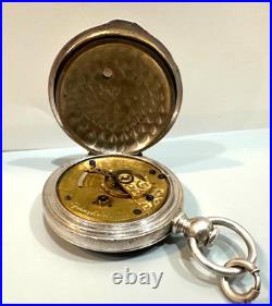 Illinois Maison Coin Silver Hunter Case size 18 Pocket Watch, c 1872-73 Ser#4179