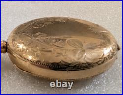 Illinois Pocket Watch 0S 11 Jewels 1907 Diamond in Hunter Case Serial#1601291