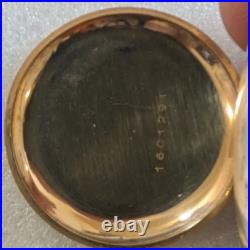 Illinois Pocket Watch 0S 11 Jewels 1907 Diamond in Hunter Case Serial#1601291