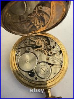 Illinois Pocket Watch 15J Gold Filled Hunter Case Parts Repair Not Running