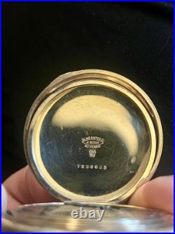 Illinois Pocket Watch 15 Jewels J. Boss Case Serial #2303747 Working
