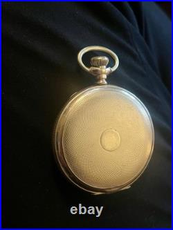Illinois Pocket Watch 15 Jewels J. Boss Case Serial #2303747 Working