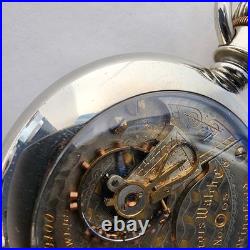 Illinois Pocket Watch #2,529,400 (1913) 18S-17J-ON6L-T4PI No. 65 Grade 65E
