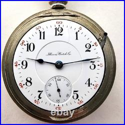 Illinois Pocket Watch #2,529,400 (1913) 18S-17J-ON6L-T4PI No. 65 Grade 65E