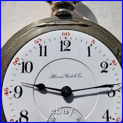 Illinois Pocket Watch #2,529,400 (1913) 18S-17J-ON6L-T4PI No. 65 Grade 65E