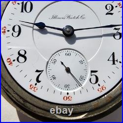 Illinois Pocket Watch #2,529,400 (1913) 18S-17J-ON6L-T4PI No. 65 Grade 65E