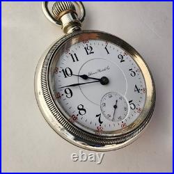Illinois Pocket Watch #2,529,400 (1913) 18S-17J-ON6L-T4PI No. 65 Grade 65E
