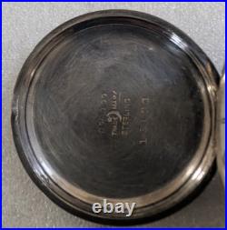 Illinois Pocket Watch 4S 7 Jewels 1886 Silver Case Lever Set Serial#16100