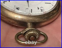 Illinois Pocket Watch Grade 303 15j c. 1912 Dueber GF Case Works Well