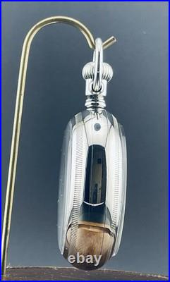 Illinois Pocket Watch Two Tone 18s 17 Jewels Display Back Case