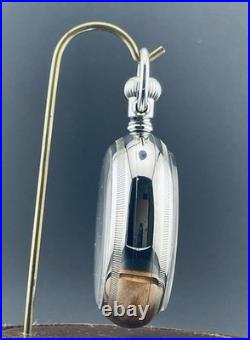 Illinois Pocket Watch Two Tone 18s 17 Jewels Display Back Case