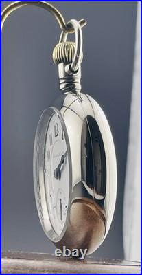 Illinois Pocket Watch Two Tone 18s 17 Jewels Display Back Case