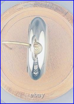 Illinois Pocket Watch Two Tone 18s 17 Jewels Display Back Case