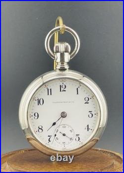 Illinois Pocket Watch Two Tone 18s 21jewels Display Back Case