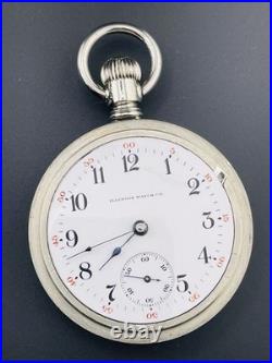 Illinois Pocket Watch Two Tone 18s 21jewels Display Back Case