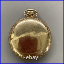 Illinois Santa Fe Special 21 Jewel Gold Filled Full Hunter Manual Pocket Watch