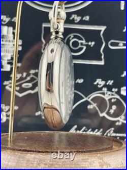 Illinois Stewart Special 16s Pocket Watch 19 J in a Swing Out Display Back Case