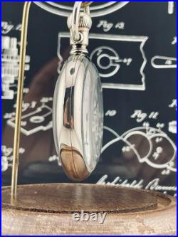 Illinois Stewart Special 16s Pocket Watch 19 J in a Swing Out Display Back Case