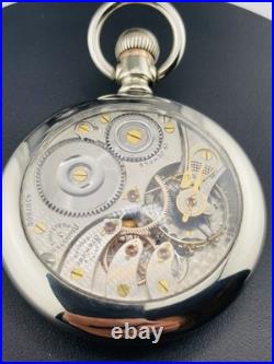 Illinois Stewart Special 16s Pocket Watch 19 J in a Swing Out Display Back Case