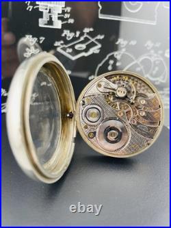 Illinois Stewart Special 16s Pocket Watch 19 J in a Swing Out Display Back Case
