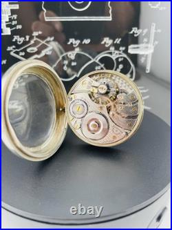 Illinois Stewart Special 16s Pocket Watch 19 J in a Swing Out Display Back Case