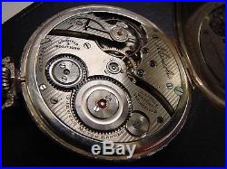 Illinois Watch Co. 14K Solid Gold Abraham LINCOLN 19 J Keystone Case Orig. Fob
