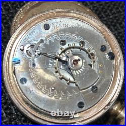 Illinois Watch Co Model 2 Grade 98 18s 11j Gold Filled 20 Year Case 1888 Prod