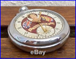 Ingersoll -queen Elizabeth II 1953 Coronation- Cased Commemorative Pocket Watch