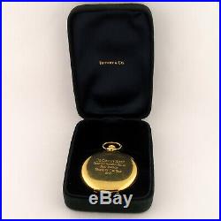 International Watch Co IWC Tiffany 18K Gold Pocket Watch Hunter Case 49mm withBox