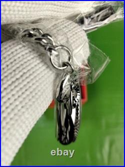 Invicta Classic Vintage Quartz Pocket Watch 34400 SS Case/Chain Black Dial WR30M