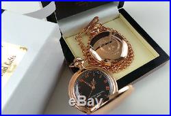 JOHNNY CASH signed Rose Gold clad Autographed POCKET WATCH LUXURY Lux Case
