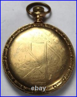 J Boss 50mm EMPTY Gold Filled Hunter Pocket Watch CASE ONLY