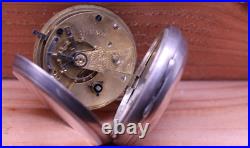 J. G. Graves Sheffield The'express' English Lever Silver Case Pocket Watch (id)