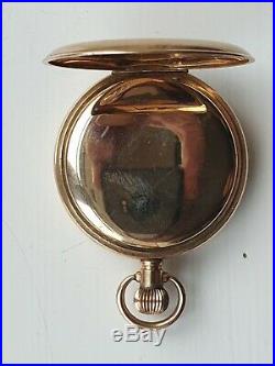 James Walker'To The Admiralty' Gold Plated Half Hunter Case Pocket Watch