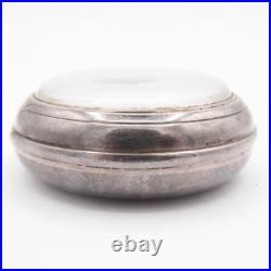 Jno. Strachan Silver Pair Case Key Wind Fusee Antique Pocket Watch, Keeps Time