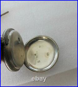 John Forrest Antique Pocket Watch Chronometer Maker London Sterling Case 1901